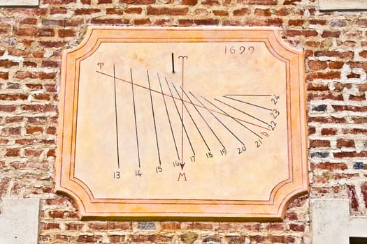 Traditional Italian sundial, a good symbol of anything related to time