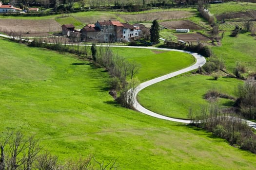 A beautiful Italian landscape, Ferrua Savoia, close to Turin - Piedmont - Italy