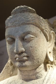 Detail of a Standing Bodhisattva, 2nd century A.C. - crop composed to be used as icon