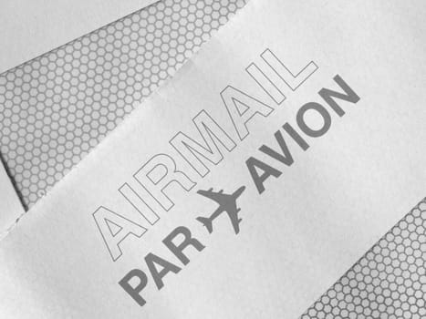 Postage mail envelope for Airmail (Par Avion)