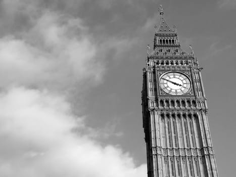 Big Ben at the Houses of Parliament, Westminster Palace, London, UK