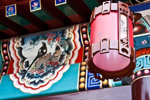 Detail of a courtyard house in Beijing, Qing dinasty. Every single piece of forniture follow feng shui rules.
