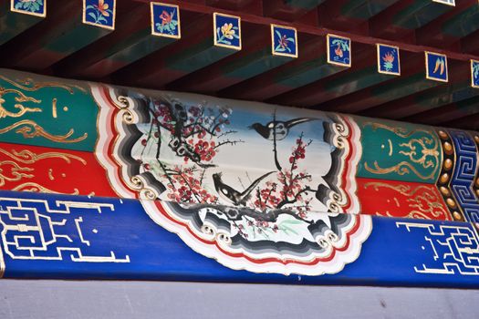 Detail of a courtyard house in Beijing, Qing dinasty. Every single piece of forniture follow feng shui rules.