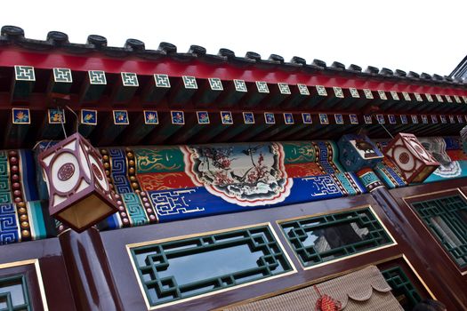 Detail of a courtyard house in Beijing, Qing dinasty. Every single piece of forniture follow feng shui rules.