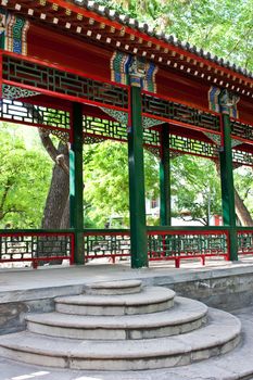 Detail in a residence of Qing Dynasty, close to Forbidden City, Beijing
