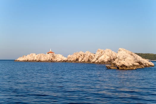 A scenic coast line in Dubrovnik, Croatia