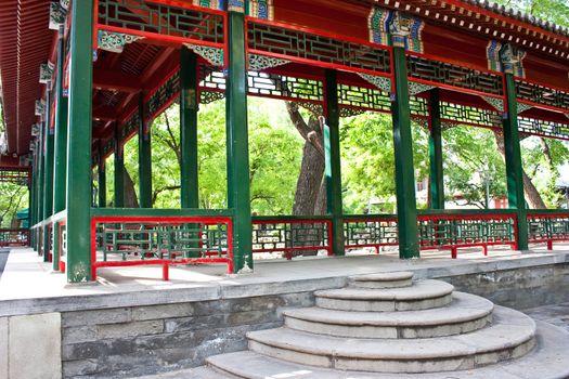 Detail in a residence of Qing Dynasty, close to Forbidden City, Beijing