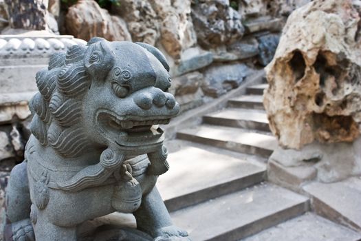 Detail in a residence of Qing Dynasty, close to Forbidden City, Beijing
