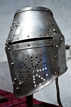 Detail of medieval armour, north Italy, Piemonte,  XIV century