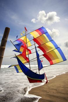 Fly a kite - a sailing vessel in the sky