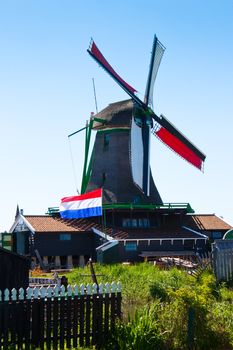 Mills in Holland, traditional and direct landmark of the country