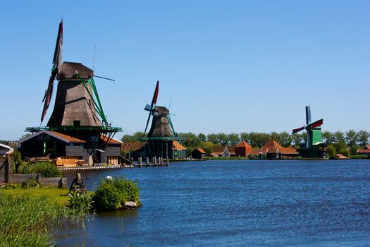 Mills in Holland, traditional and direct landmark of the country