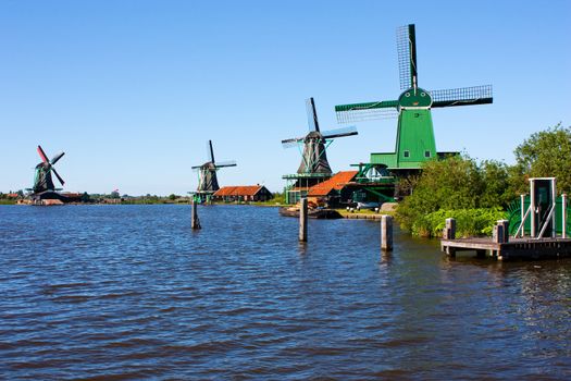 Mills in Holland, traditional and direct landmark of the country