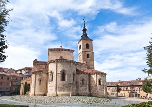 an ancient church in Segovia, World Heritage city, Spain