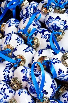 Detail of traditional Christmas decorations in Holland