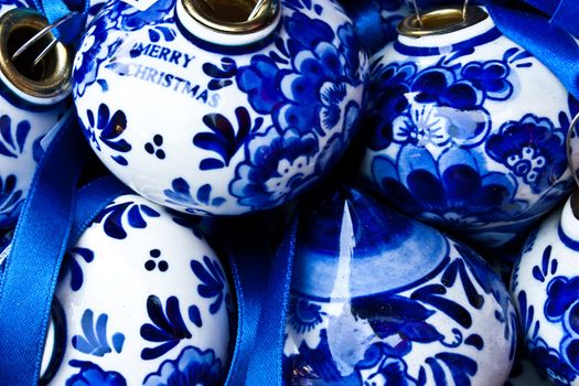 Detail of traditional Christmas decorations in Holland