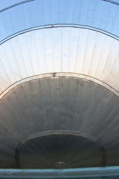 Architectural detail of Glasgow Science Center