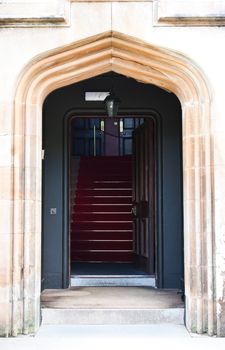 Luxury entrance of a royal palace, Scotland