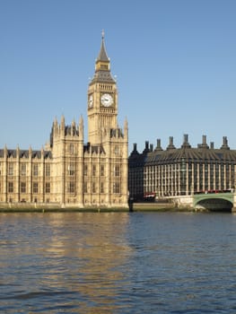 Houses of Parliament with Big Ben, Westminster Palace, London, UK