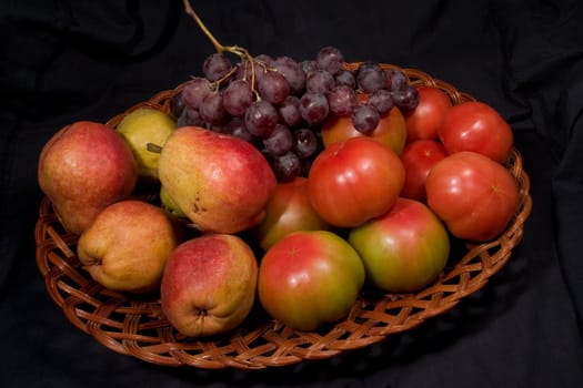 Composition or still life of exquisite natural fruits