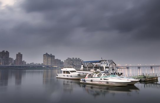 There were some boats on the dock.