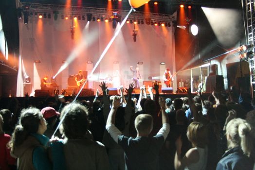 Brett Anderson (former Suede soloist) at Positivus AB Festival in Salacgriva, Latvia, 27 July 2007