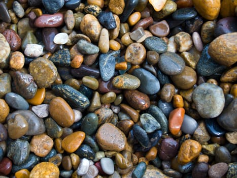 A lot of pebbles on a Black Sea beach