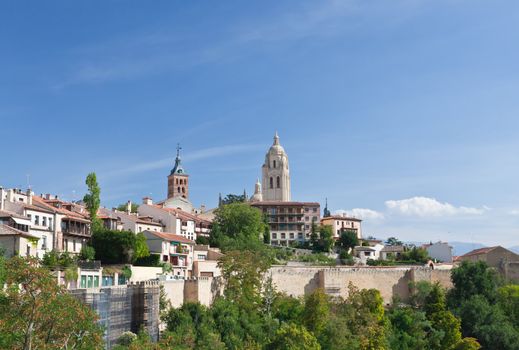 Segovia cathedral, World Heritage town Segovia, Spain 