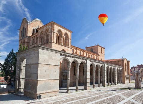 The San Vicente Basilica in Avila, Spain 