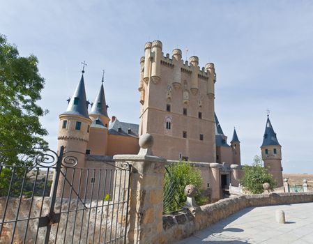 Alcazar fortress of the Segovia city, Spain