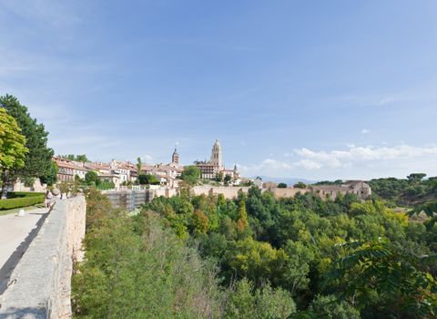 Segovia cathedral, World Heritage town Segovia, Spain 