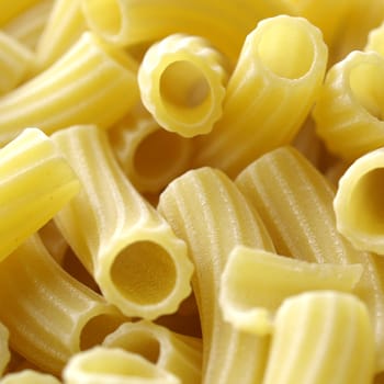 Detail of Macaroni pasta useful as a background