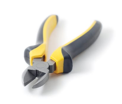 pliers on white background