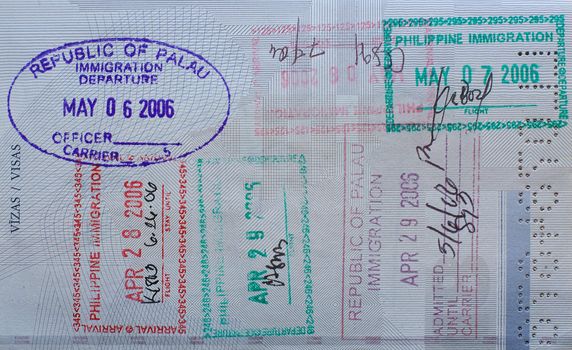 passport viza travel world immigration emigration airport