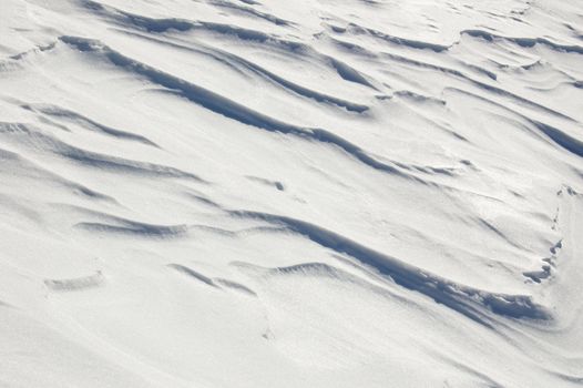 a snowy field seems to be a desert