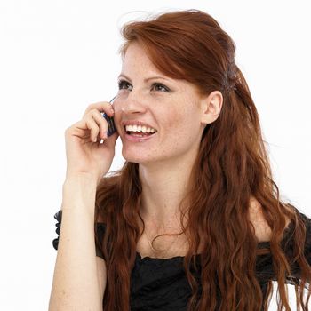 Young woman on mobile phone