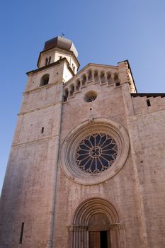 The twelfth-thirteenth century Cathedral of San Vigilio, Duomo of Trento, Italy