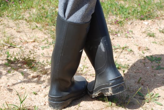 young farmer prepared to start working on the farm