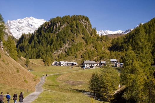 Crampiolo - Alpe Devero - natural park in the Alps, Piemonte, Italy