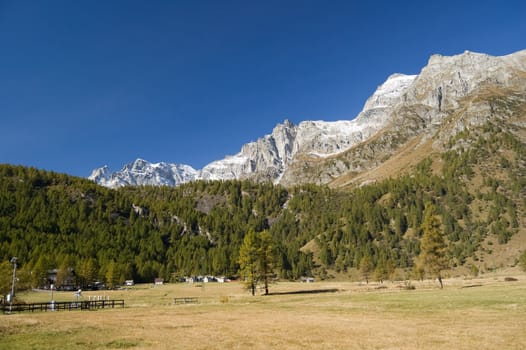 Alpe Devero natural park in the Alps, Piemonte, Italy