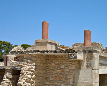 The great palace of Knossos archaeological site