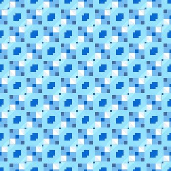 seamless composition of repeating blue block tiles