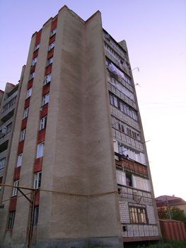 Typical socialist block of flats, Moldova