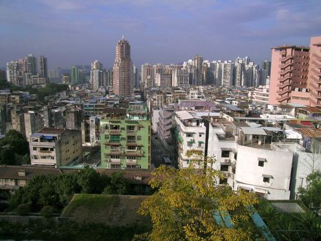 View of the Macau city