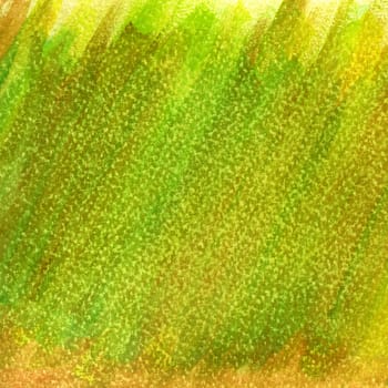 green, yellow and brown patchy hand painted watercolor abstract with scratch texture, self made