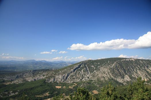 View from the Mont Ventoux area, Southern France