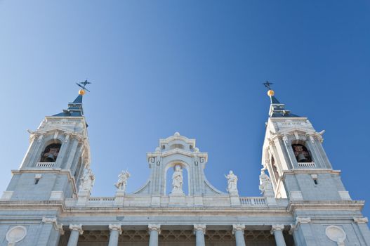 The Cathedral of Almudena in Madrid, Spain