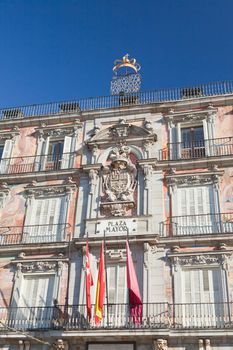The Plaza Mayor (Main Square) in Madrid, Spain