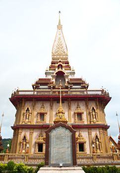 Wat Chalong Temple in Phuket south of Thailand