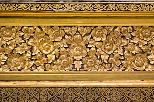 traditional Thai style molding art